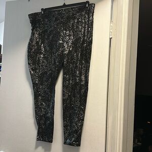 Used speckled Foil Leggings from Torrid Size 3